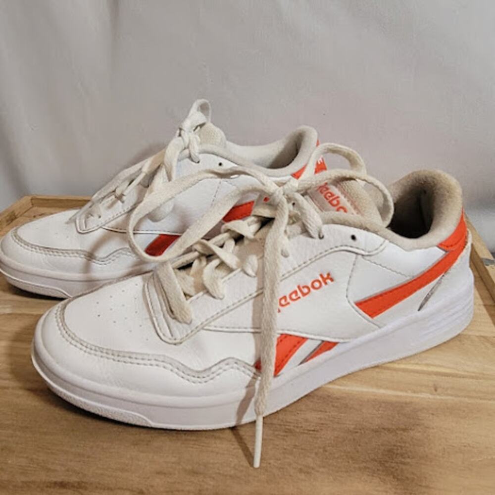 Reebok Kids Sneakers in White and Orange